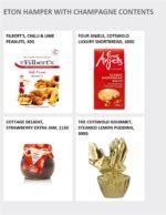 Premium Champagne Gift Set - Eton Hamper with Paul Langier, Cheddar Truckles, Organic Brie, Puff Pastry Twists, Swiss Chocolates - Birthday Champagne Gifts for Her. - Image 5