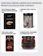 Fireside Gift Hamper with Prosecco & Mulled Wine - Luxury Christmas Hamper with Cheddar Bites, Chocolate Truffles - Gourmet Xmas Hampers for Women & Men - Image 7