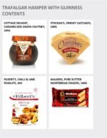 Premium Guinness & Cheese Gift Set - Trafalgar Cheese Hamper with Gourmet Cotswold Cheddar, Brie, Chutney, Oatcakes, Shortbread & Chocolates - Savoury Gifts for Foodies - Image 4