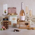 Celebration Prosecco Gift Hamper | Prosecco Gift Set -Elegant Biscuits, English Tea, Macarons & Artisan Chocolates | Gourmet Food Hamper for Mother's Day, Birthdays, A Food Gift Men & Women Will Love - Image 3
