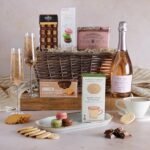 Celebration Prosecco Gift Hamper | Prosecco Gift Set -Elegant Biscuits, English Tea, Macarons & Artisan Chocolates | Gourmet Food Hamper for Mother's Day, Birthdays, A Food Gift Men & Women Will Love - Image 4